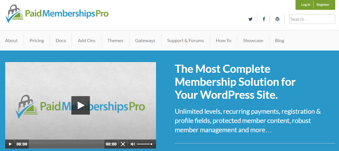 Paid Membership pro best WordPress Membership Plugin