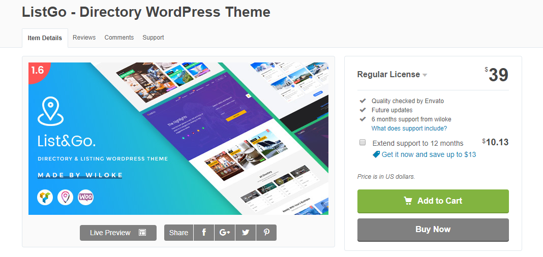 WordPress Directory Theme WordPress Directory Theme