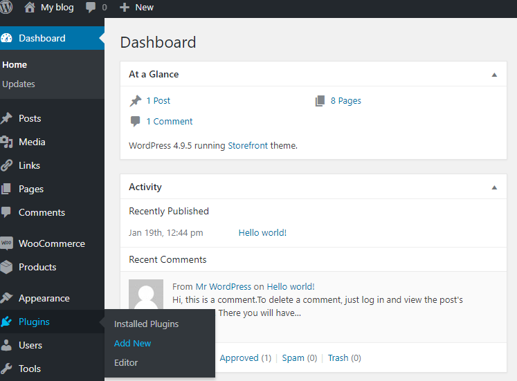BuddyPress activity Social share