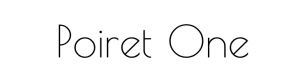 poiret-one font