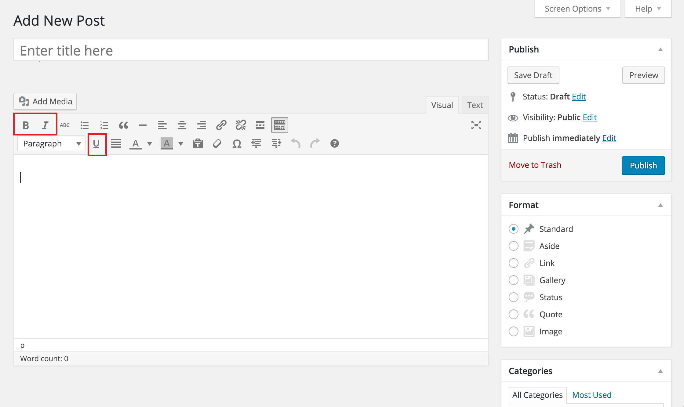 WordPress Formatting,Blog Formatting