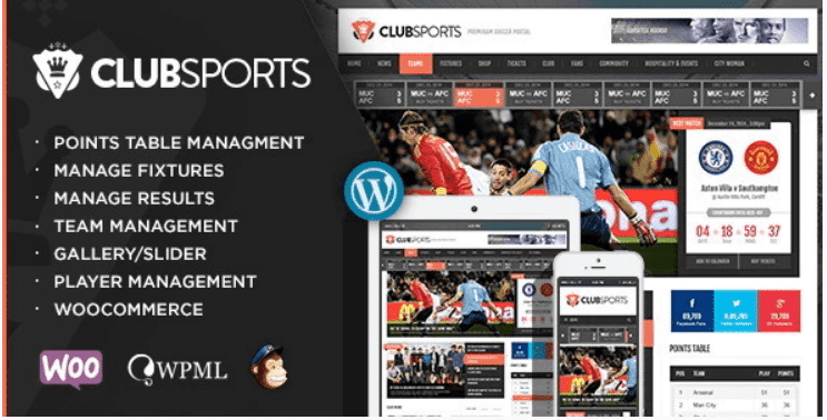 WordPress Sports Theme