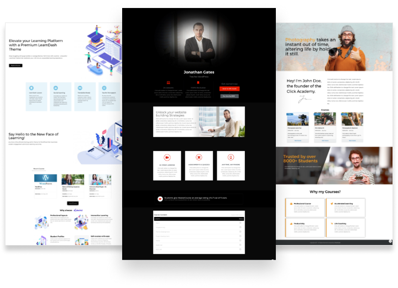 WordPress LearnDash Themes eLumine