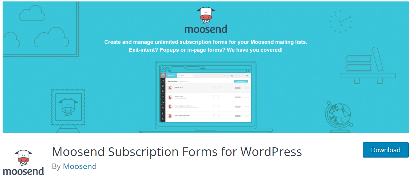 Best Mailchimp alternatives moosend