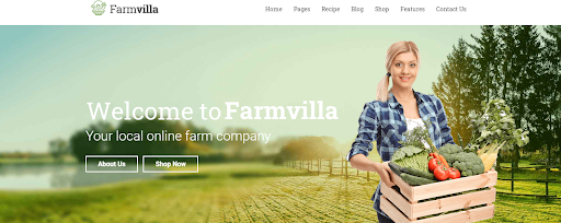 Agriculture WordPress Themes farmvilla