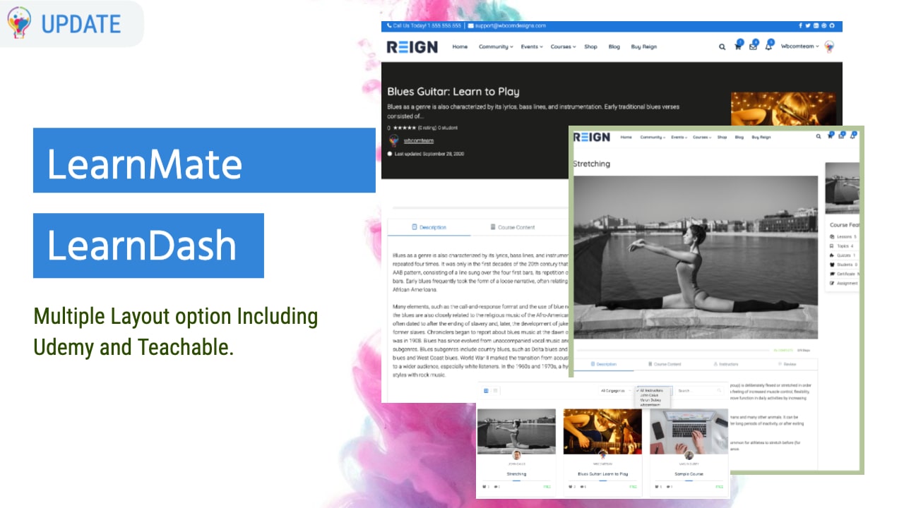 Education WordPress Theme- eLearning Platforms