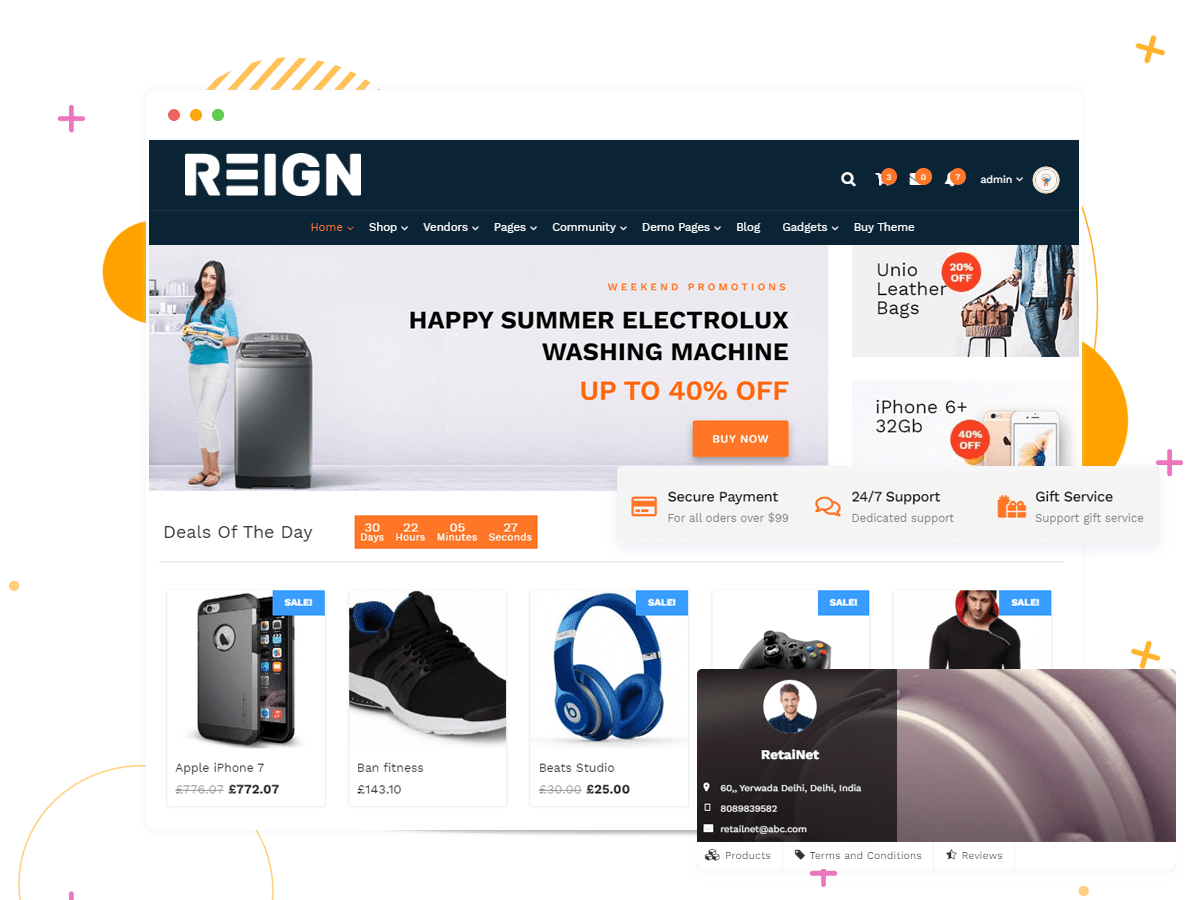 best premium WordPress theme- Construction Landing Page
