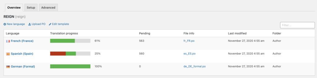 WordPress Demo Deutsch