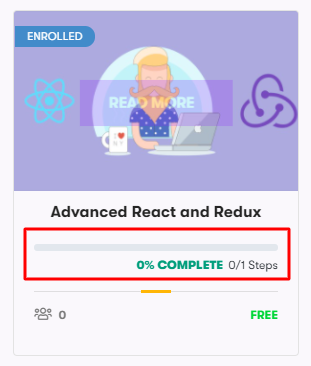 course progress bar, Related Courses Add-on for WordPress LMS