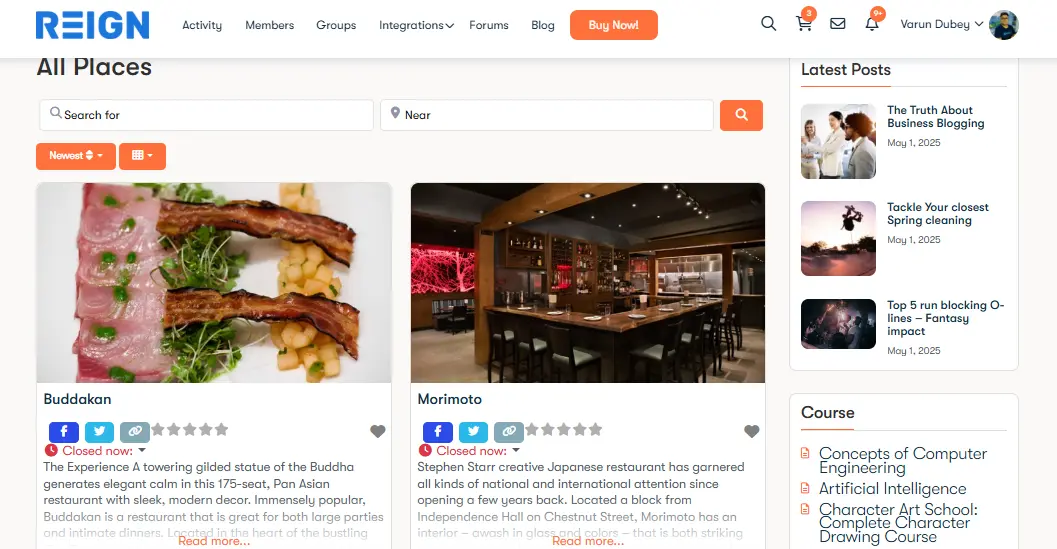 GeoDirectory Frontend