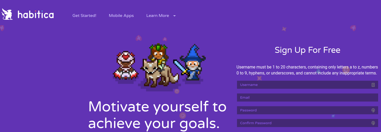 Habitica- Apps For Personal Productivity