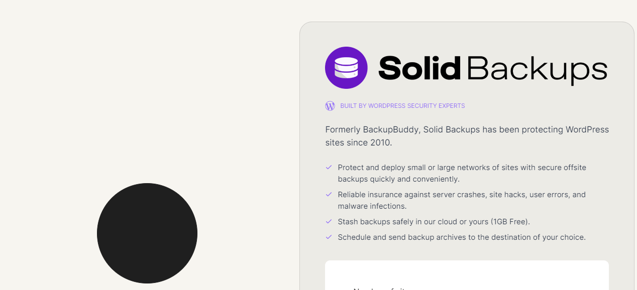 Solid Backups plugin