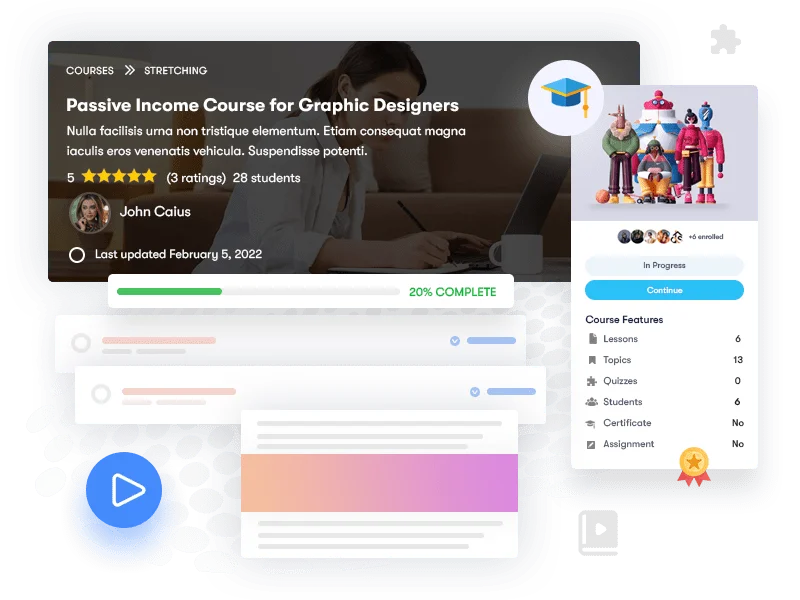 Multiple Single Course Layouts