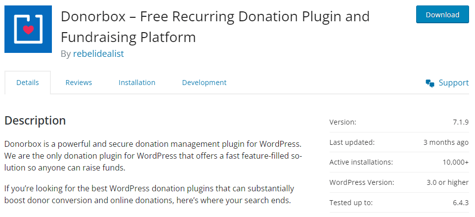 Donorbox Plugin- Donor Management Software Solutions