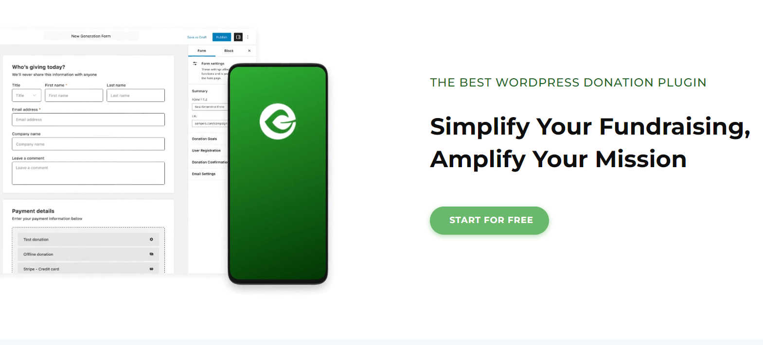 GiveWP WordPress Plugin- wordpress authorize net plugin