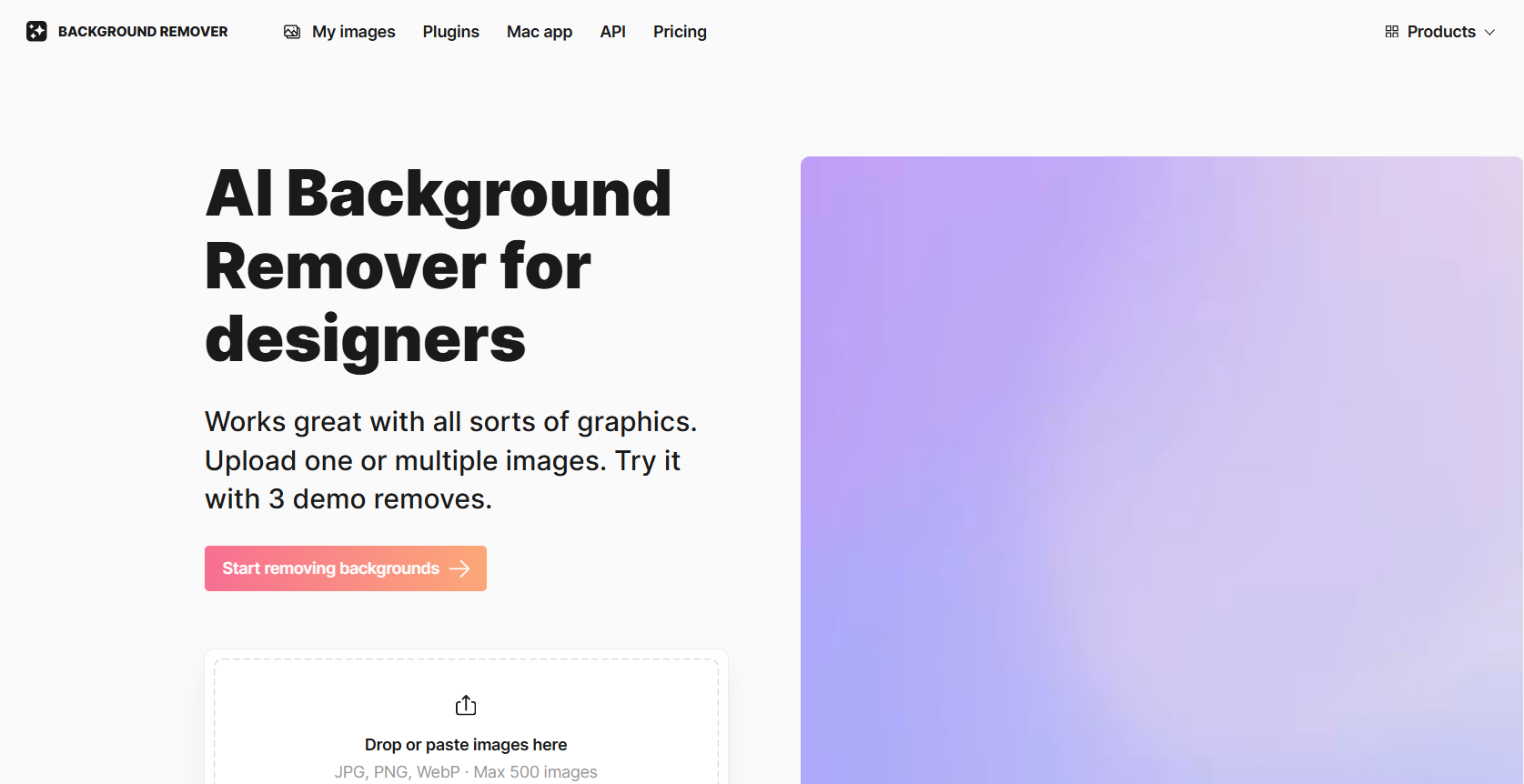 AI Background Remover for designers