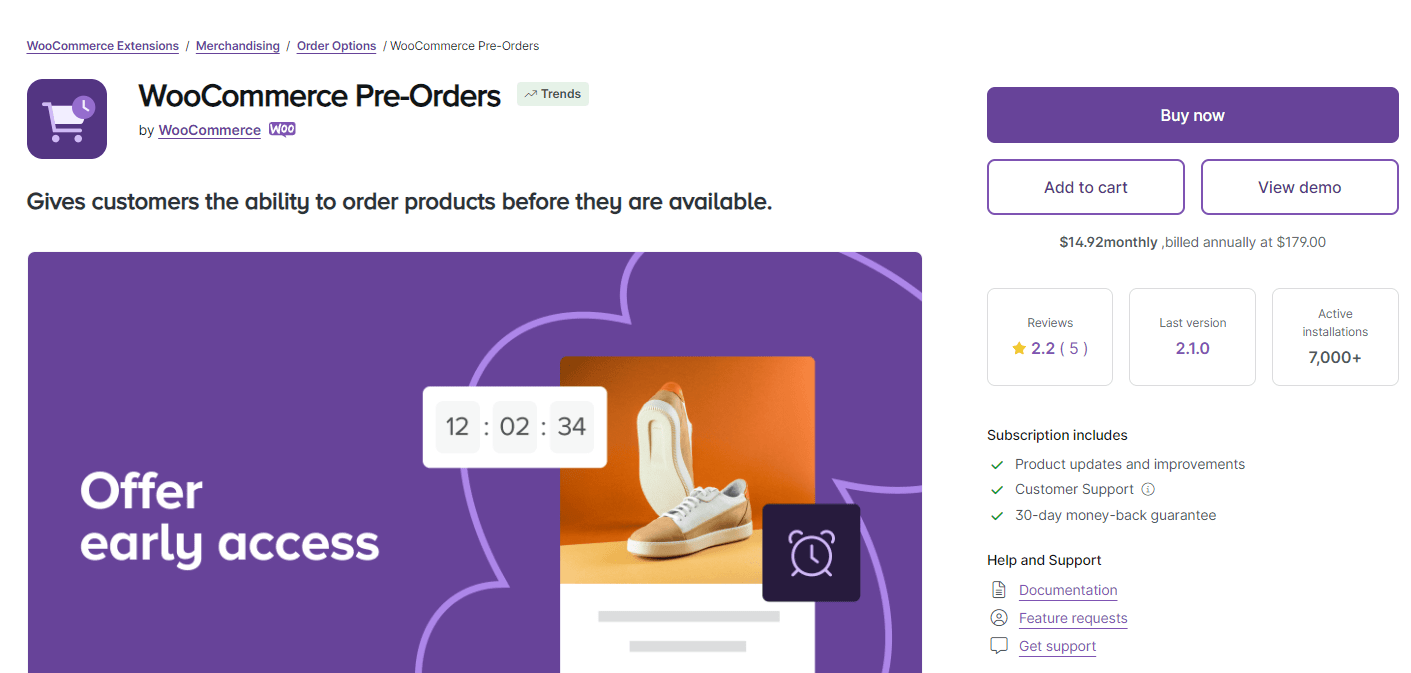 WooCommerce Pre-Orders