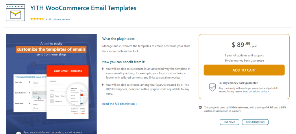 YITH WooCommerce Email Templates