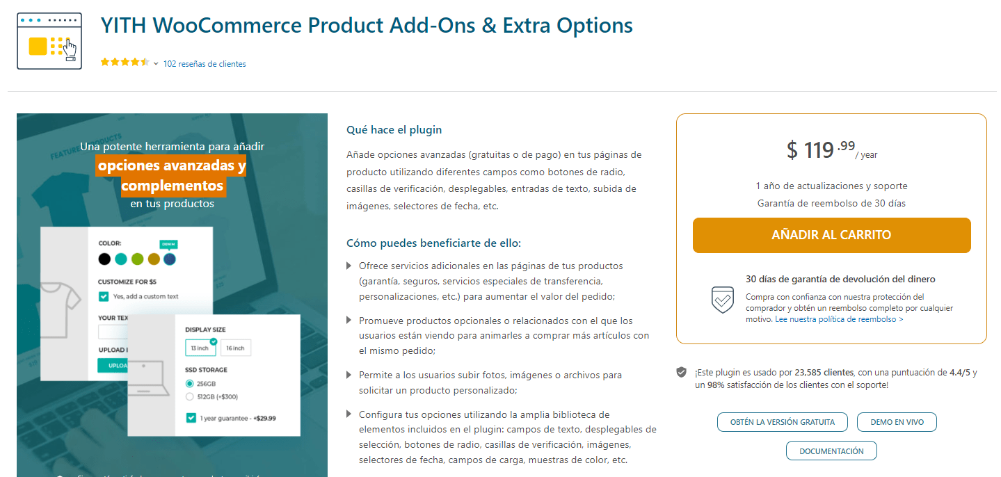 YITH WooCommerce Product Add-Ons & Extra Options