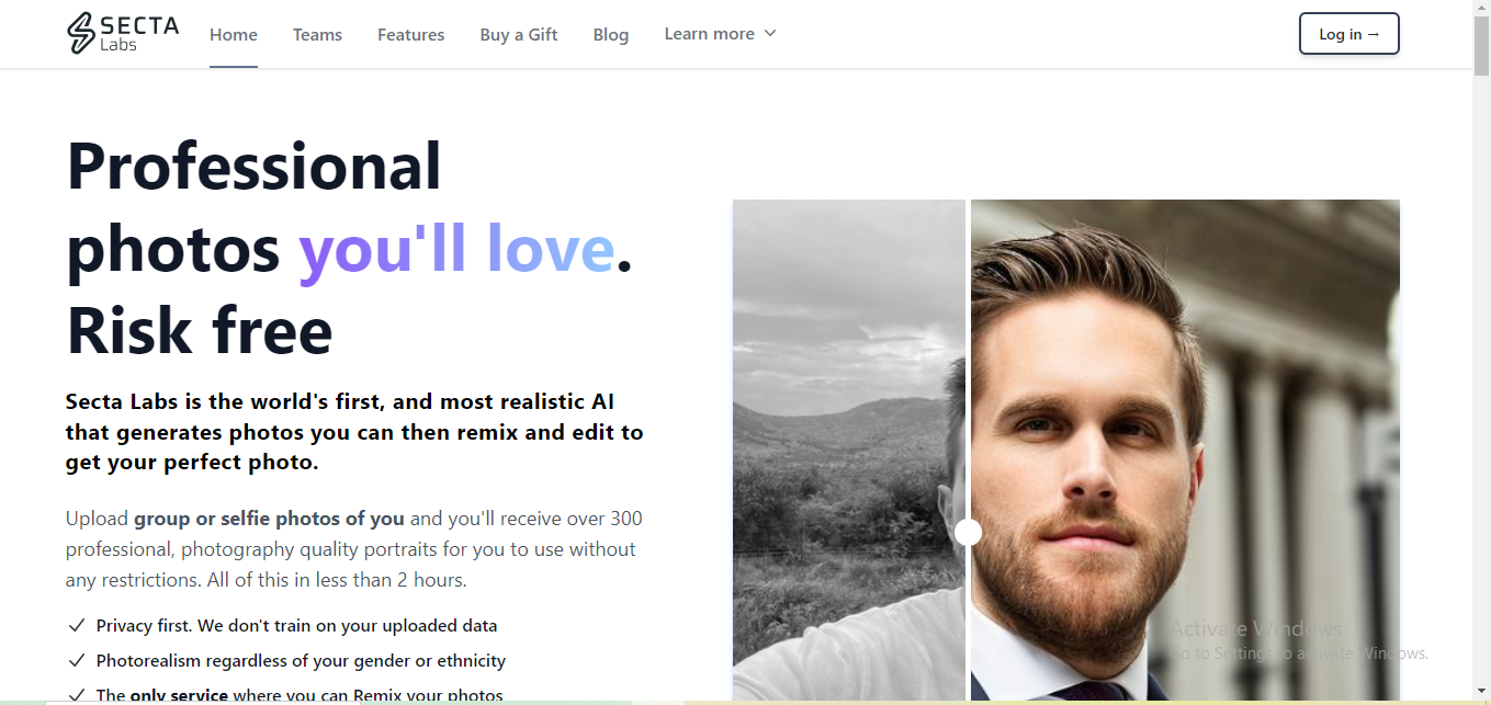 AI headshot generator