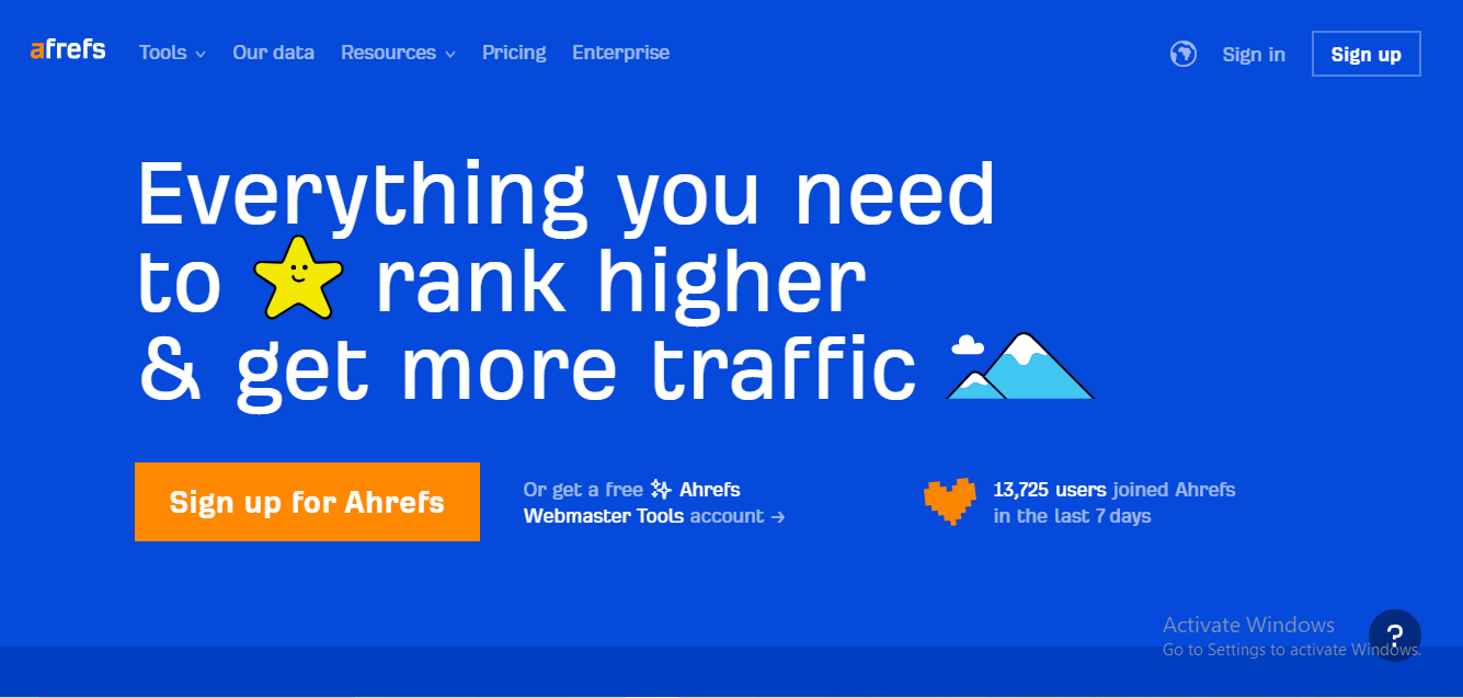 Ahrefs- Best affordable seo tools