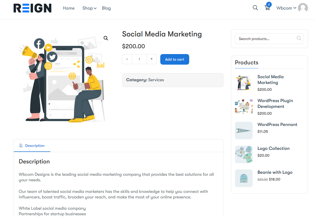 Social media services