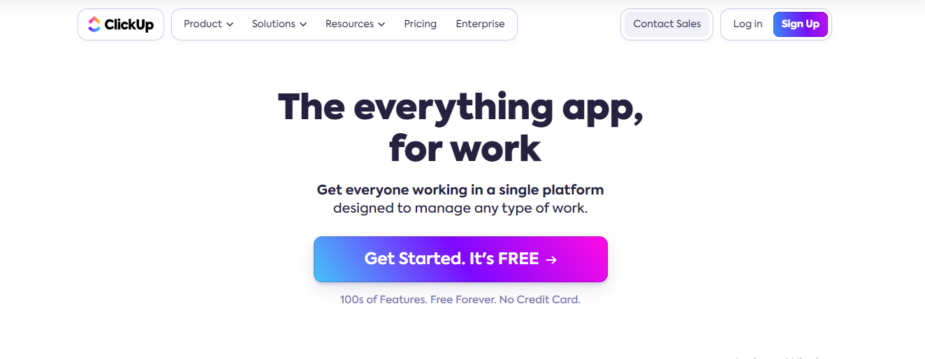 clickup- HRMS Software