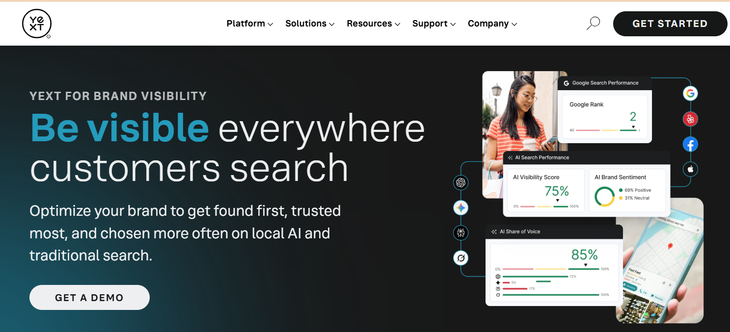 Yext- Best Ai Search Tools