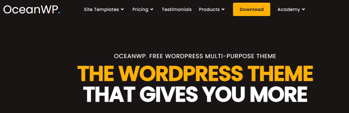 OceanWP- WordPress Blog Themes