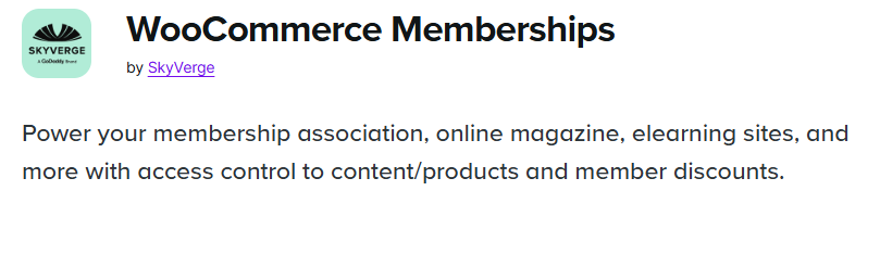 woocommerce membership