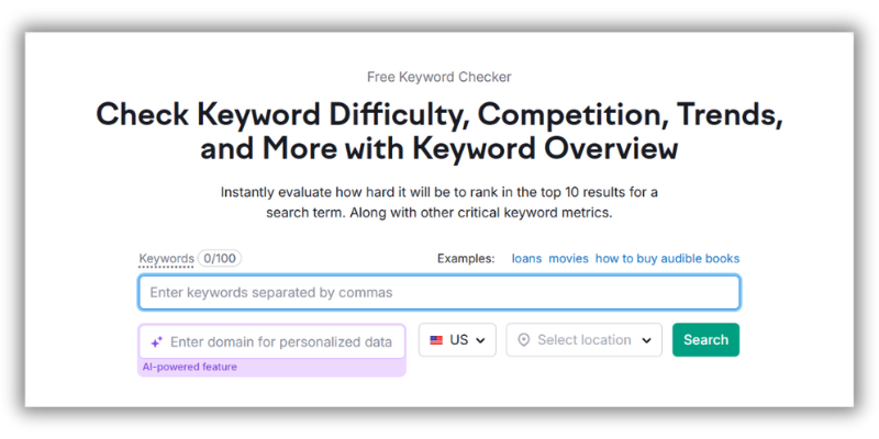 Keyword Overview