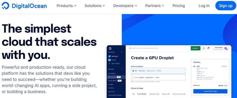 DigitalOcean- Hosting Platforms for Software Developers