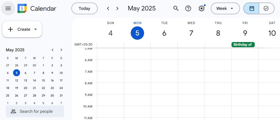 Software for Calendar Management