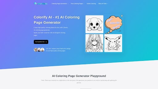 Colorify AI- AI Coloring Page