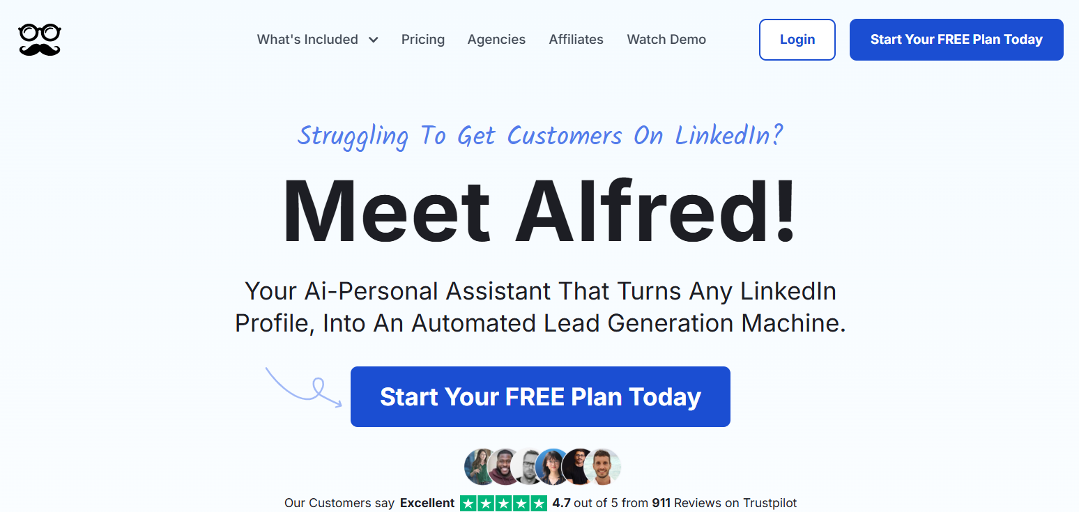 Meet Alfred- LinkedIn Outreach Tools