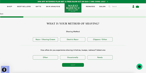 Shopify Quiz Builder