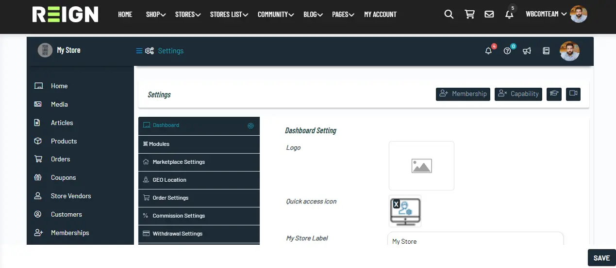 Customize with Reign