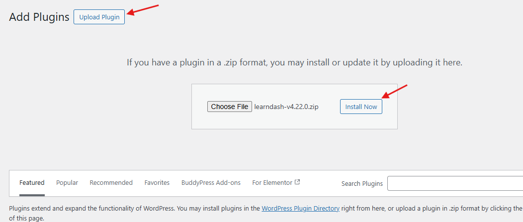 Install and Activate LearnDash