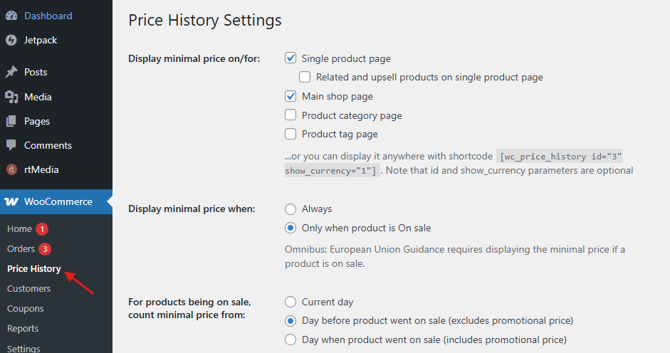 Access Plugin Settings