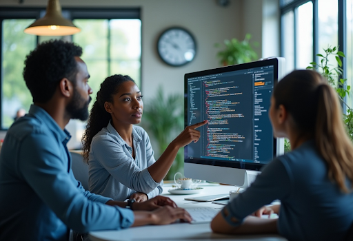 A managed team of WordPress developers is going over the code.