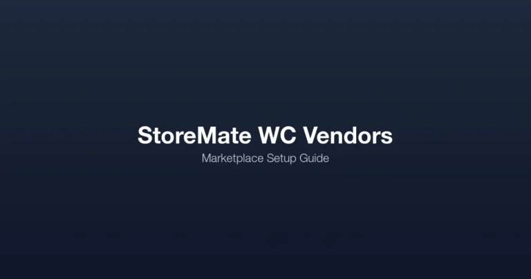 StoreMate WC Vendors theme for multi-vendor marketplace setup