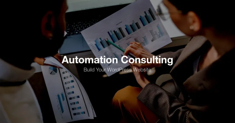 Build an automation consulting website with WordPress