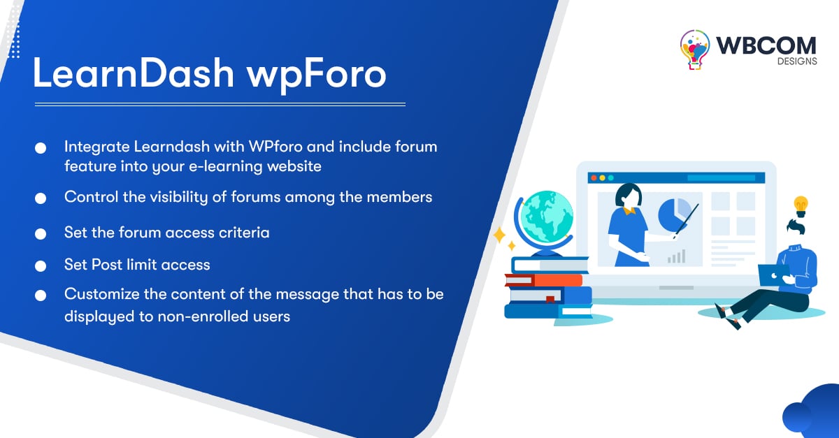 LearnDash wpForo- Learndash eLearning Website