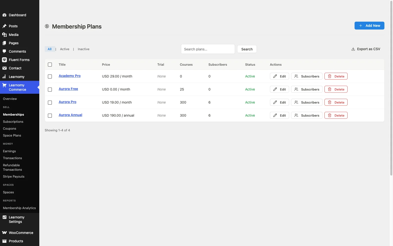 Learnomy Pro memberships with plans and pricing