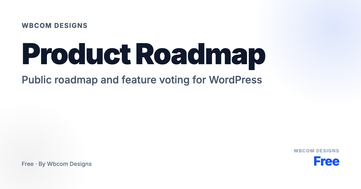 Product Roadmap: Free WordPress Public Roadmap + Voting