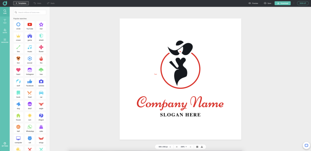 Create cool logos completely free