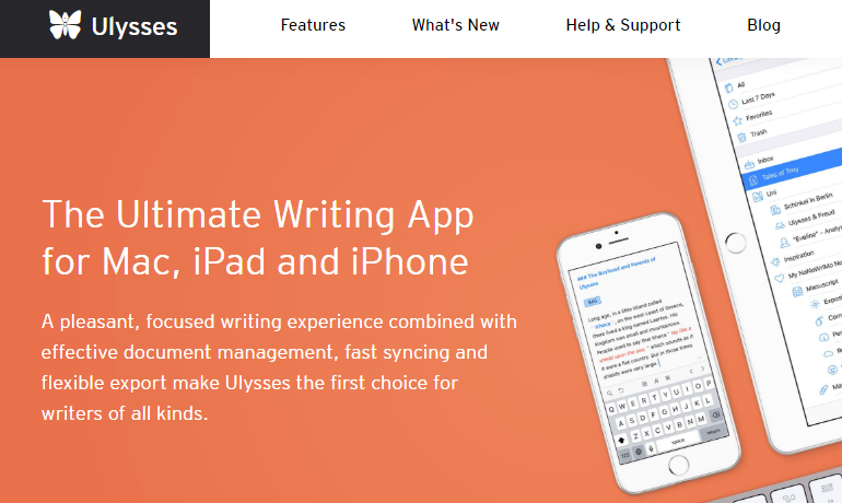 Ulysses: Writing app