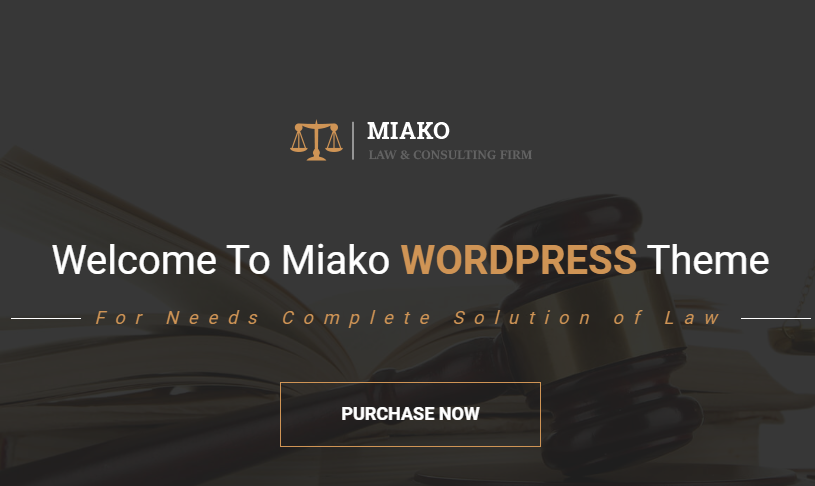 Solicitor WordPress Theme Miaku Solicitor WordPress Theme