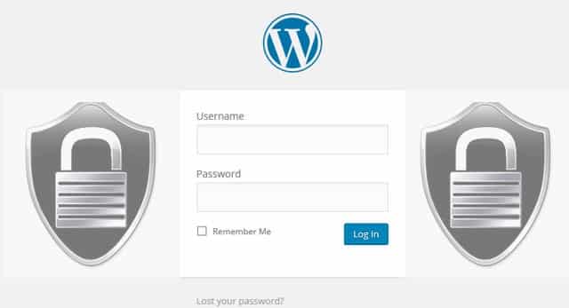 Secure WordPress Login Page