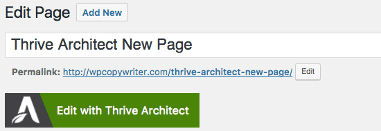 thrive Architect